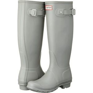 Hunter Boots Tall Light Grey